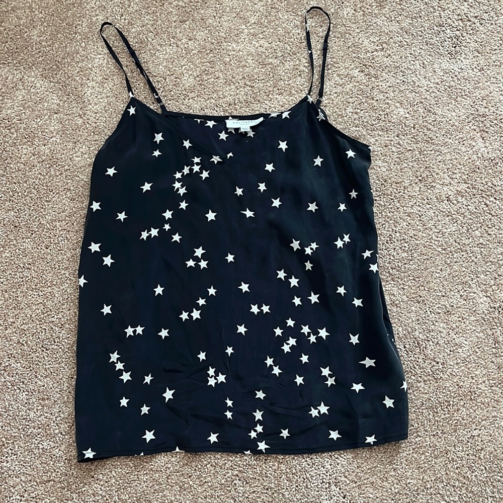 NWT Black star cami